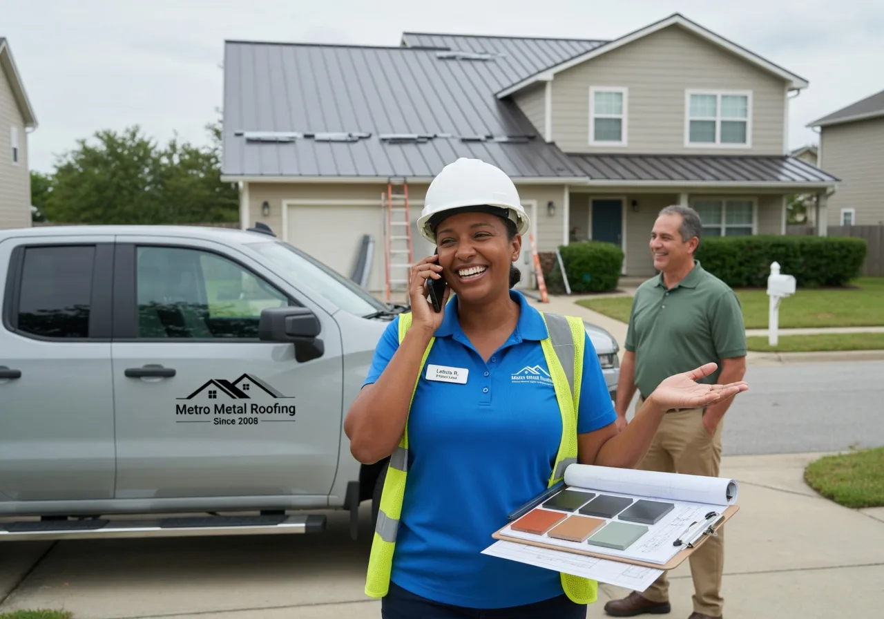 Storm Damage Metal Roof Repair in Middleburg, KY
